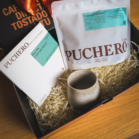 PACK REGALO - GOOD MOOD: 1 café + taza + chocolate