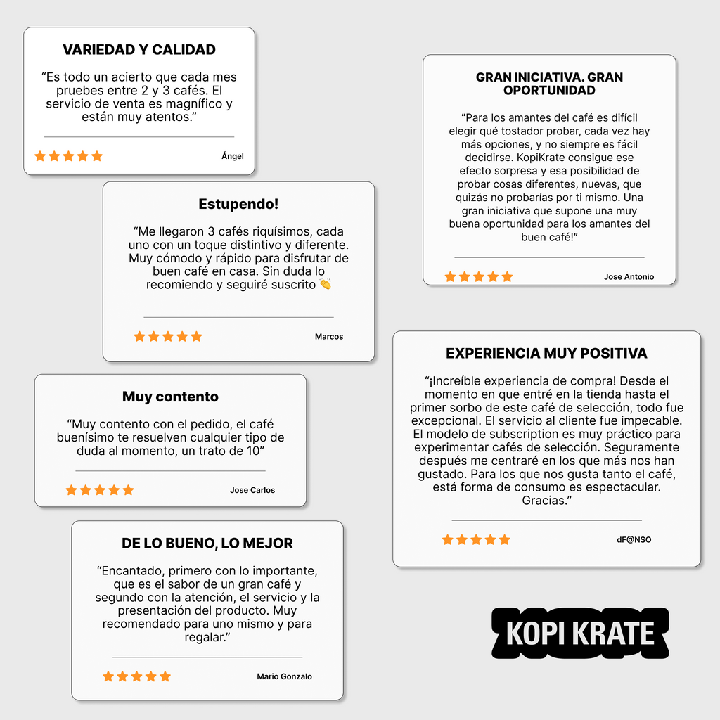 KOPI KRATE - Pack Iniciación