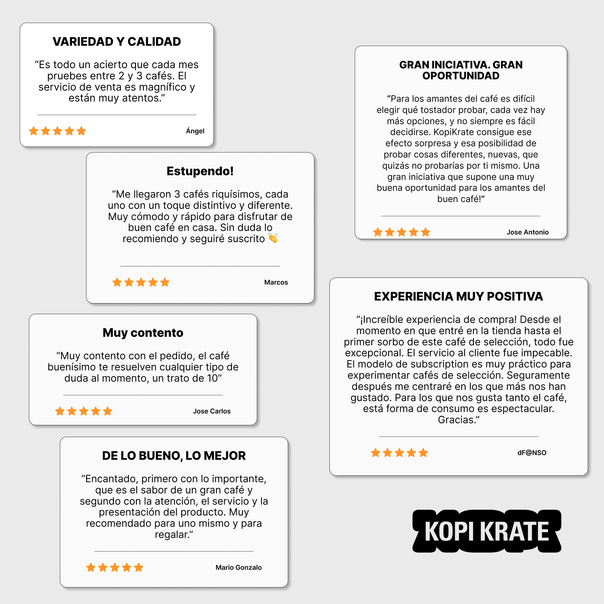 KOPI KRATE - Pack Iniciación