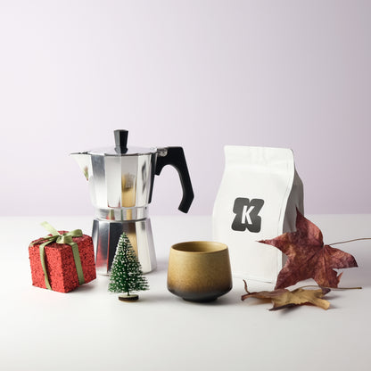 Caja regalo MOKA + CAFÉ + TAZA