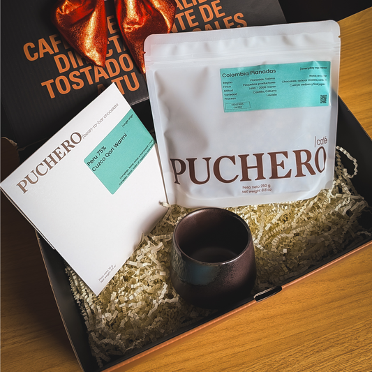 PACK REGALO - GOOD MOOD: 1 café + taza + chocolate